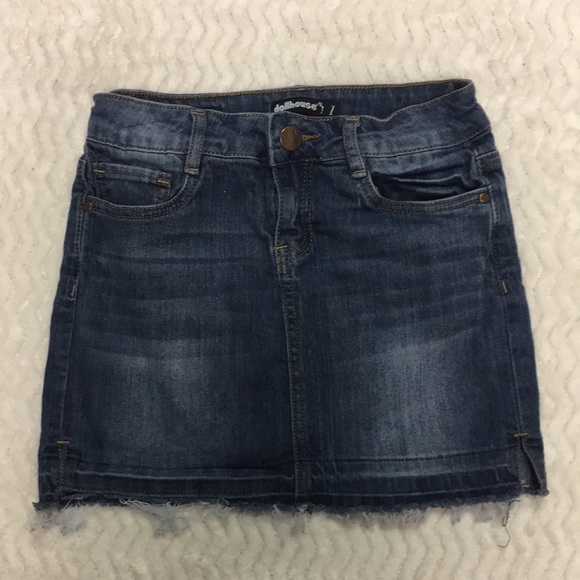 Dollhouse Jean mini skirt - size 1 - Picture 1 of 8